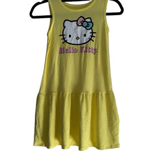 Yellow Hello Kitty dress size M (7/8) super soft
